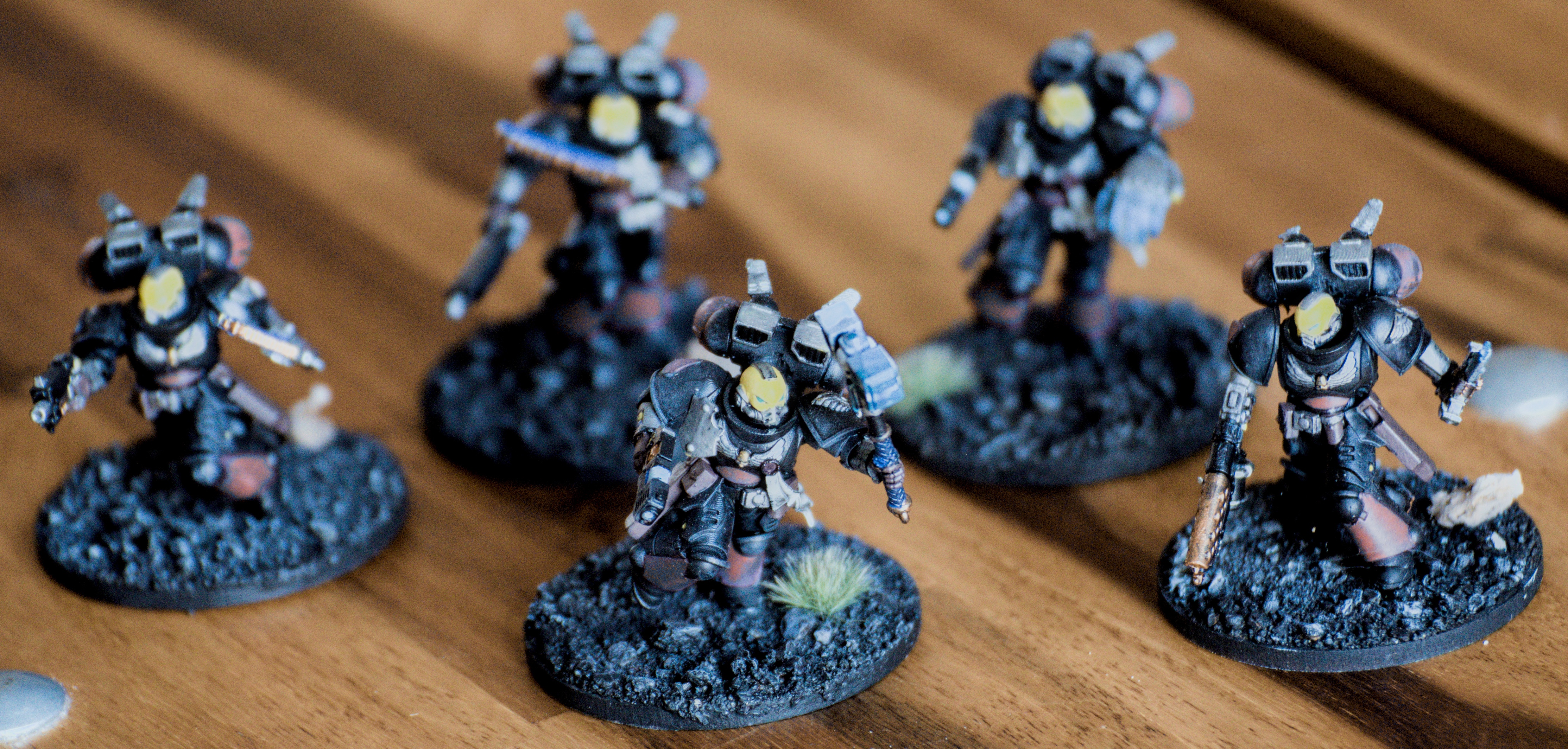 ESCOUADE D'ASSAUT À RÉACTEURS DORSAUX (5 figs)